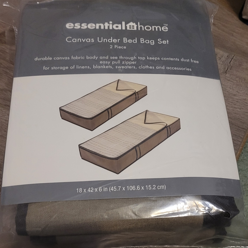 Canvas Under Bed Storage Bags